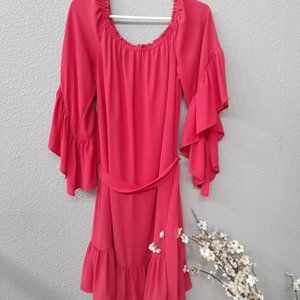 Orange Red Dress - White House Black Market